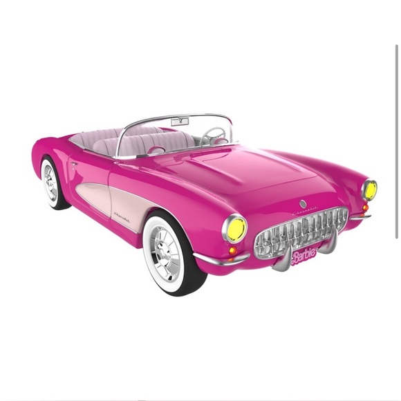 Amc Barbie: The Movie Collectible Pink Corvette Convertible Popcorn Container - Picture 3 of 13